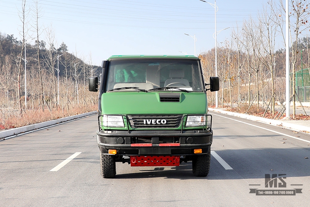 ລົດບັນທຸກ Iveco Four Wheel Drive Green 4*4 Off Road Iveco Short Head Small Vehicle 4WD Export Special Vehicle Customized Conversion