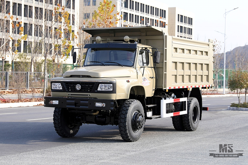 240hp Dongfeng ລົດບັນທຸກ Tipper ຂັບສີ່ລໍ້ _Long Head Cab Off-road Dump Truck _4*4 Customized Export Vehicle Special Purpose Vehicle