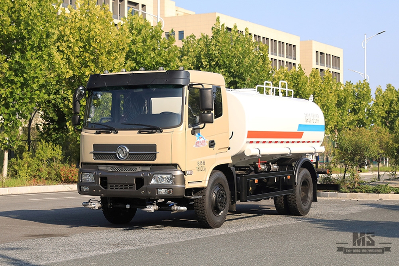 4*2 Dongfeng 12m³ Sprinkler Truck _Dongfeng 210 HP Flat Head Sprinkler Truck_Dongfeng Greening Water Tanker Truck Truck Commercial _Export ລົດບັນທຸກພິເສດ