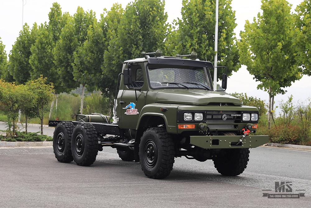 170 hp Dongfeng Six Drive EQ2082 Chassis_EQ2082 Off-road Truck chassis_240 transport vehicle_6×6 pointed 25Y truck export chassis ພິ​ເສດ