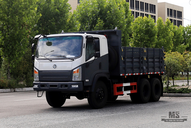 Dongfeng 6*6 Dump Truck Tipper Truck_Six Wheel Drive 260hp Single Row Pointed Heading Trucks_Export ລົດພິເສດ