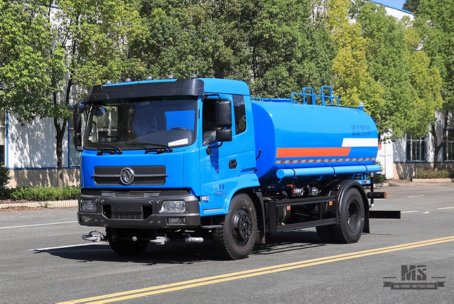 210 HP Dongfeng 4*2 ລົດສີດນ້ຳຂຽວ _Dongfeng Flat Head Sprinkler Truck_Dongfeng Water Tanker Truck Truck Commercial _Export Special Truck