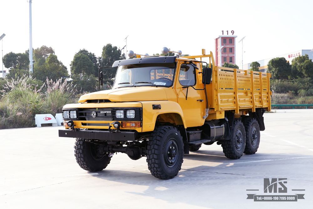 6*6 Dongfeng EQ2082 Pointed Truck_Six-wheel drive 170 hp EQ240 Off-road Truck Transport Vehicle_25Y Truck Export ຍານພາຫະນະພິເສດ