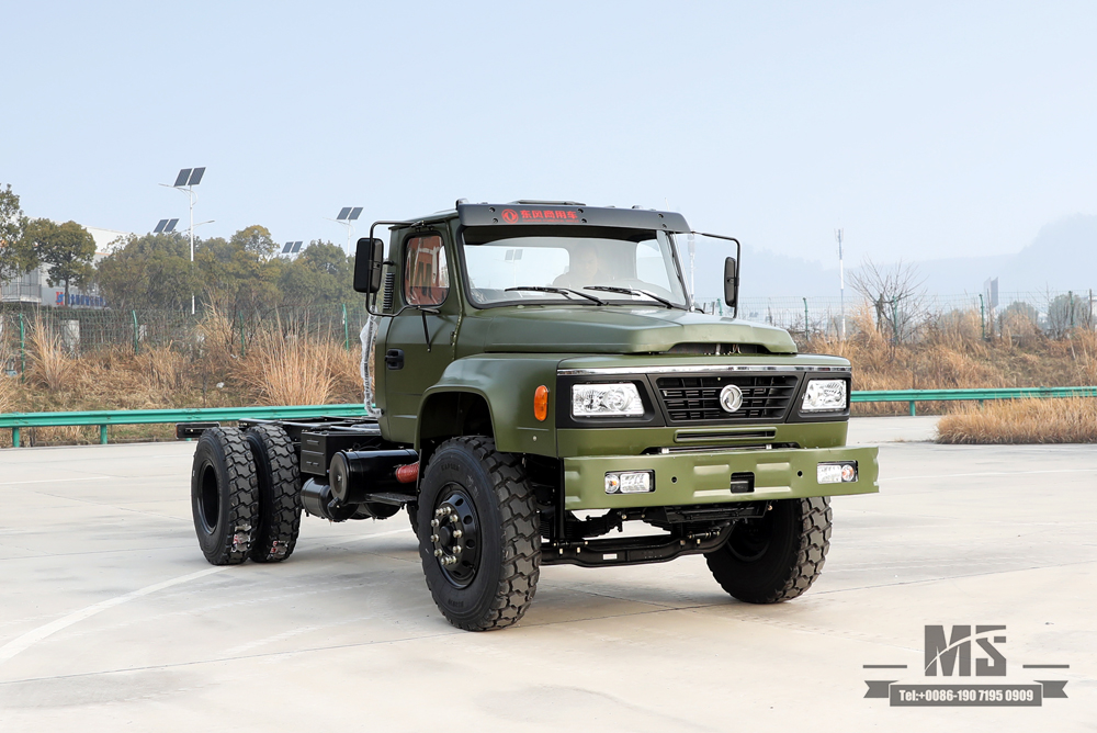 Dongfeng 4*2 Off Road Chassis_210 hp Tip Head Row Cargo Chassis for sale_Dongfeng Export Special Vehicle Chassis