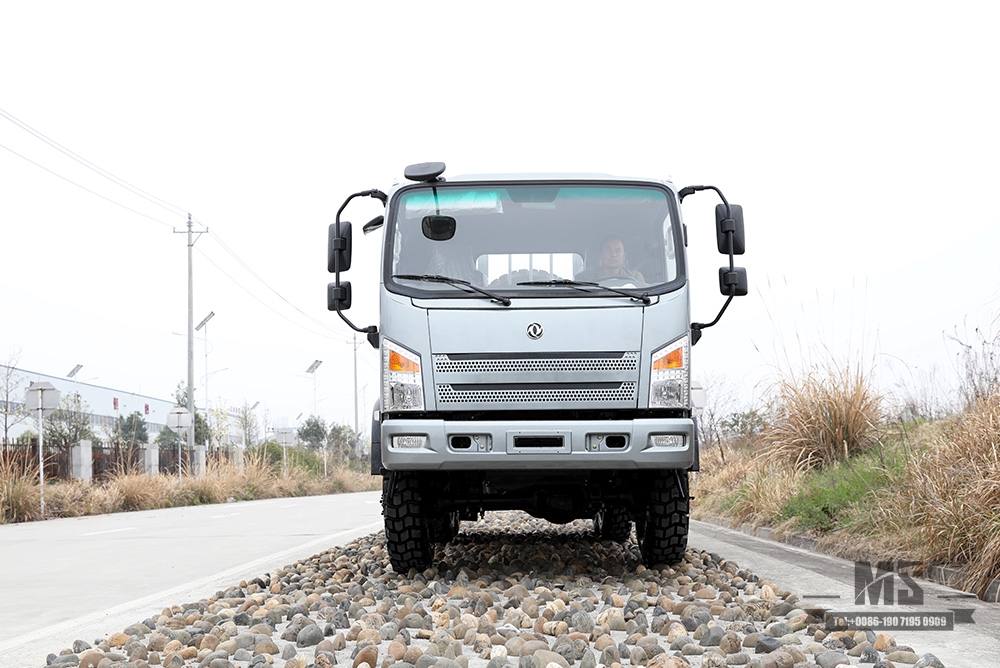 Dongfeng Silver ລົດບັນທຸກ AWD ຂັບລົດຫົກລໍ້ configuration_6×6 190HP ລົດບັນທຸກຫົວຮາບພຽງ off-road ຜູ້ຜະລິດ_6*6 ສົ່ງອອກລາຄາລົດພິເສດ