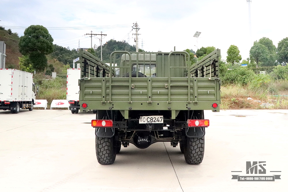 6×6 Dongfeng EQ2102 Off Road Truck_Six Wheel Drive Flat Head Cargo Truck 6WD 246 Troop Carrier Off Road Transportation Truck_Export Special Vehicle