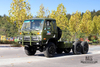 190hp Dongfeng EQ2102 Six Wheel Drive Chassis_6×6 Army Green 153 One and a Half Row Cab Off Road Chassis_Dongfeng Truck Chassis Export Special Truck Chassis