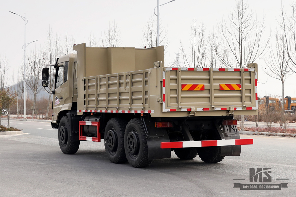 210hp Dongfeng Six Wheel Drive Dump Truck_ 6×6 Flat Head Tipper Truck 6*6 Off Road Transportation Truck_Export ລົດພິເສດ