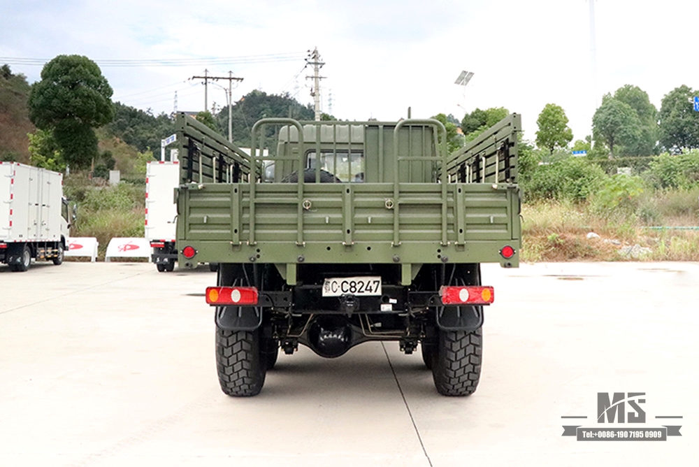 190hp ຂັບລົດຫົກລໍ້ Dongfeng Off Road Truck _ 6×6 Dongfeng Flat Head 1 and a half Row Cargo Truck Vehicle AWD 6*6 Export Special Vehicle