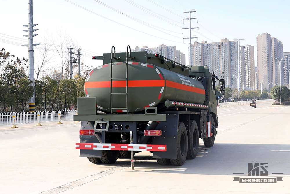 10m³ Feul Tanker 210hp Dongfeng Tanker Truck_6*4 Cab Oil Tanker for Sale_6×4 Tanker Lorry Export ລົດພິເສດ