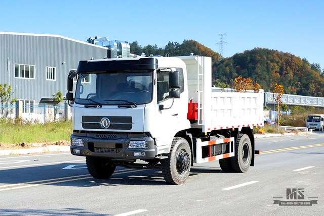 210hp Dongfeng 4×2 Dump Truck for Sale_4*2 Flathead Head Row Half Tipper Truck Manufacturer_Export ຍານພາຫະນະພິເສດ