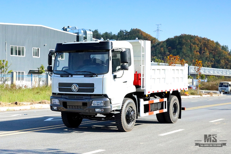 210hp Dongfeng 4×2 Dump Truck for Sale_4*2 Flathead Head Row Half Tipper Truck Manufacturer_Export ຍານພາຫະນະພິເສດ