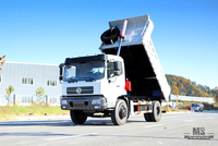 Dongfeng 4×2 Dump Truck_ 210hp 10T Flathead Head Row Half Mining Site Truck for Sale_4*2 ລົດພິເສດສົ່ງອອກ