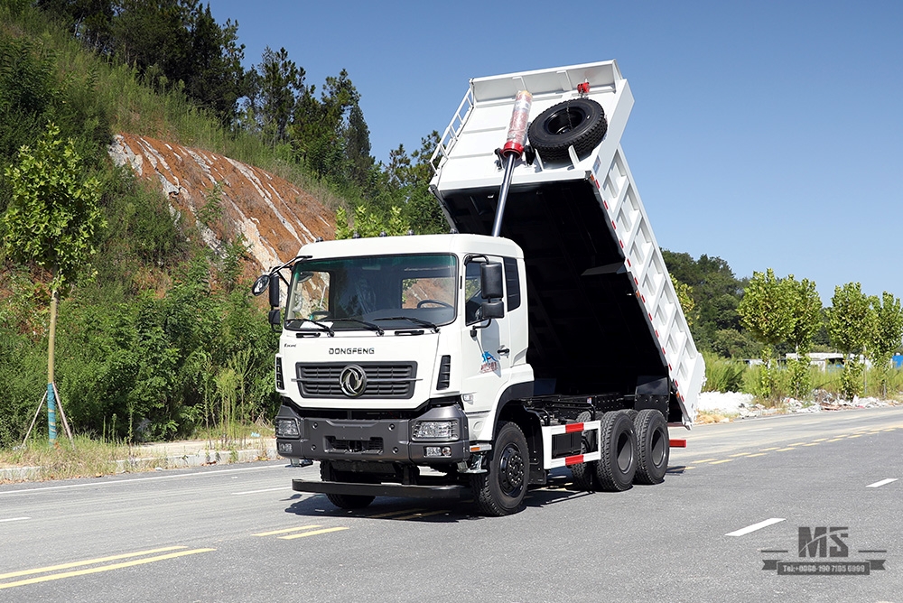 Dongfeng 6*4 280hp Dump Truck Off Road Tipper Truck_Dongfeng 6x4 Heavy Duty Flathead Row Half Mining Construction Truck_Export ພາຫະນະພິເສດ