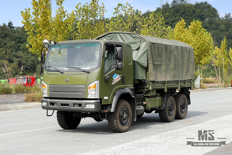 170 hp Dongfeng 6WD EQ2082 Off-road Truck_EQ240 Flathead Diesel Cargo Truck Factory_Dongfeng 6x6 All-Wheel Drive Civilian Off-road Truck for Sale_Export ຍານພາຫະນະພິເສດ