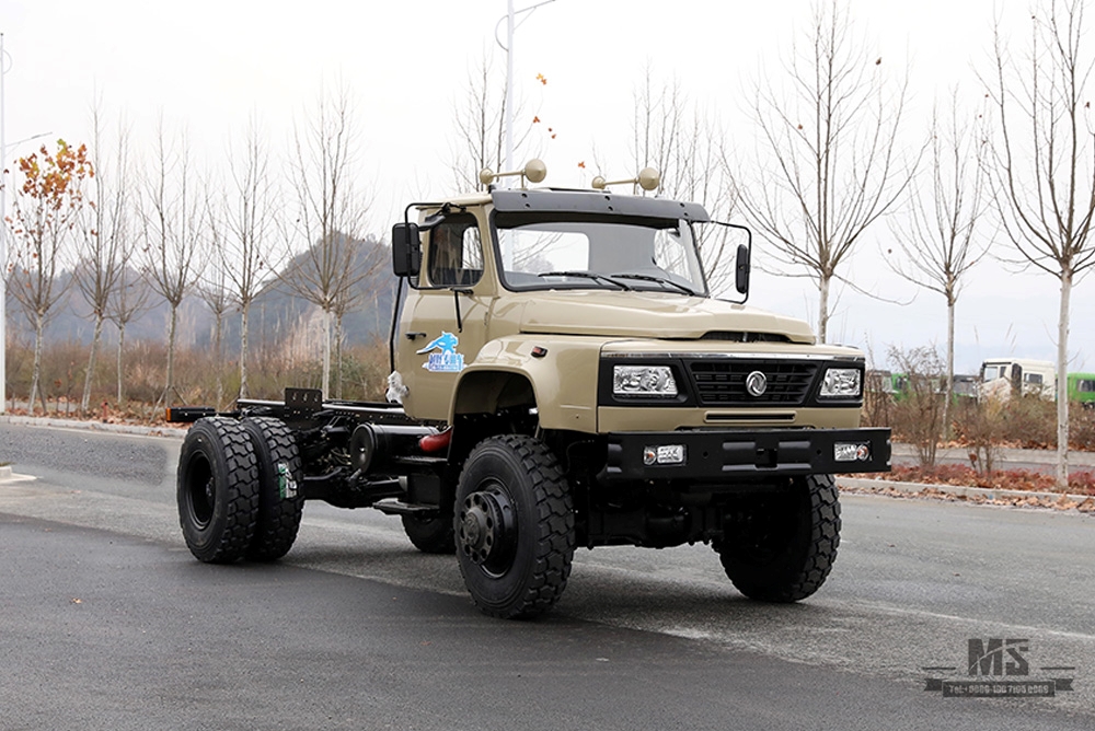 4*4 Dongfeng ຂັບສີ່ລໍ້ Off-road Chassis_240hp ຍາວຫົວດຽວ Row Cab Truck Chassis_Customised 4WD ສົ່ງອອກ Chassis ຍານພາຫະນະພິເສດ