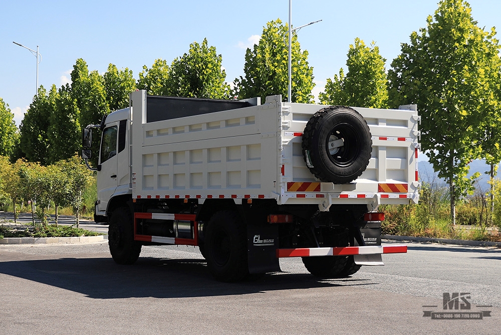 Dongfeng 4×2 Tipper Truck_ Flathead Head Row Half Mining Site Dump Truck_4*2 Export Special Vehicle