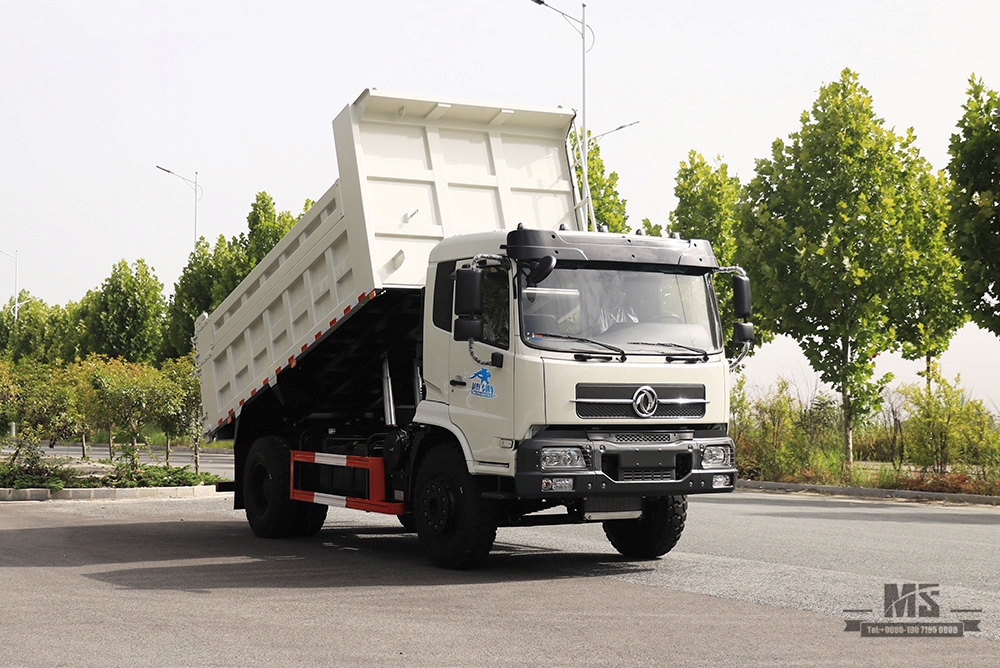 Dongfeng 4×2 Dump Truck_ Flathead Head Row Half Mining Site Truck for Sale_4*2 Export Special Vehicle