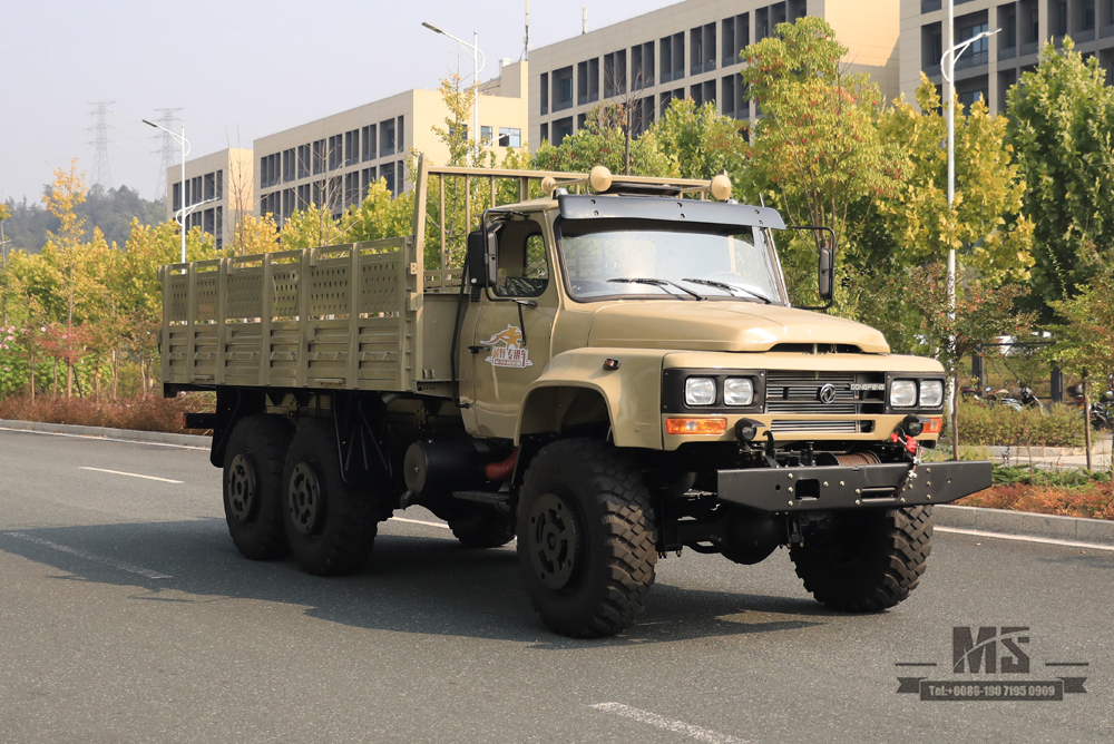 190hp Dongfeng 6×6 EQ2100 Truck_6*6 Pointed Head Truck Six wheel Drive Off Road Truck_Export ລົດພິເສດ