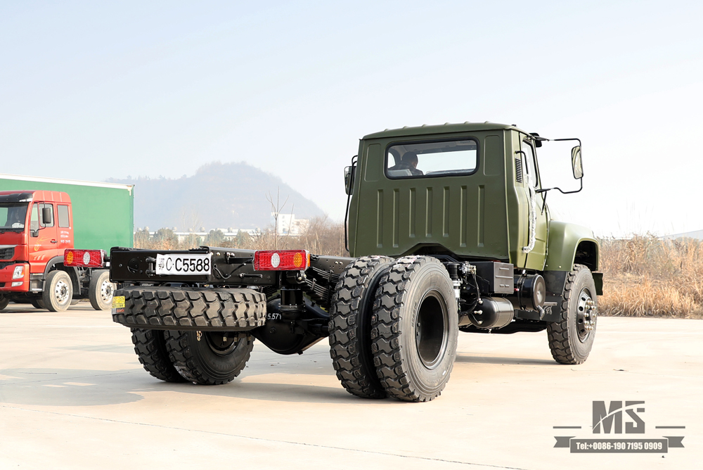 Dongfeng 4*2 Off Road Chassis_210 hp Tip Head Row Cargo Chassis for sale_Dongfeng Export Special Vehicle Chassis