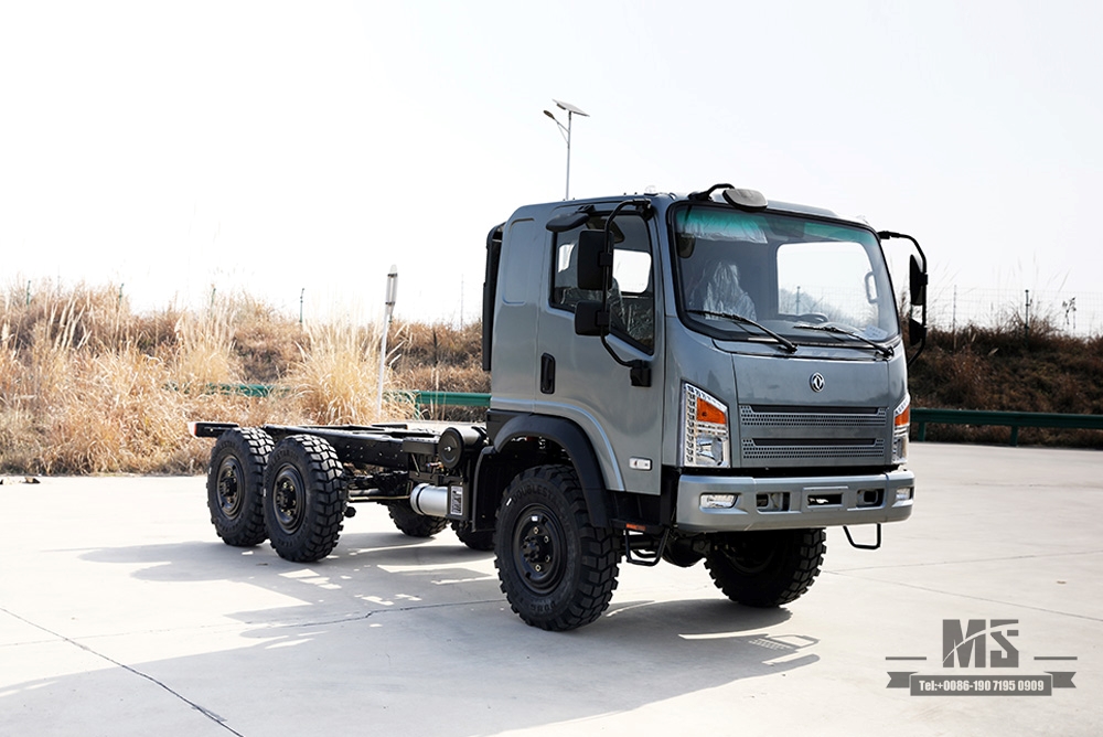 Dongfeng EQ2082 Chassis 6*6 Truck Flathead Chassis Modification_ 6WD Chassis 'Bobcat' Six Wheel Drive Chassis Configuration_Export Special Vehicle Chassis Manufacturer