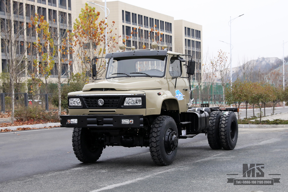 240hp Dongfeng ຂັບສີ່ລໍ້ Off-road Vehicle Chassis_Long Head Cab Truck Chassis_4*4 Customized Export Special Purpose Vehicle Chassis