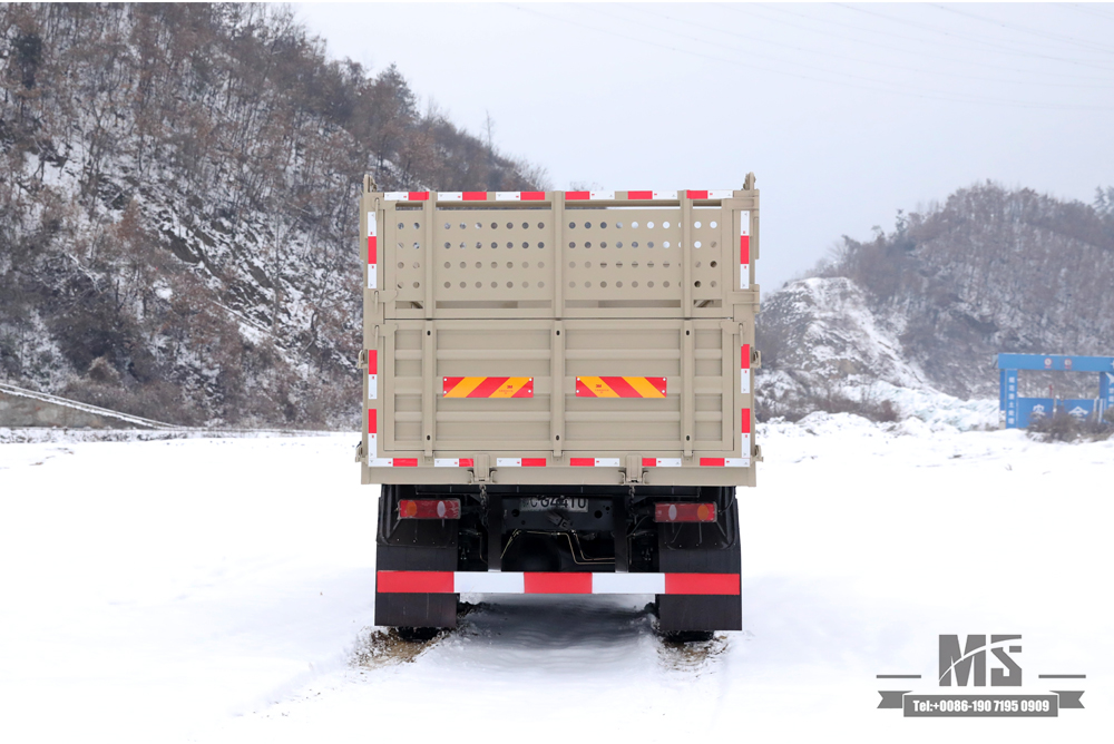 6×6 Dongfeng Six Wheel Drive Dump Truck_Flat Head Cargo Box Baffle Heightened Tipper Truck 6*6 Off Road Transportation Truck_Export ພາຫະນະພິເສດ