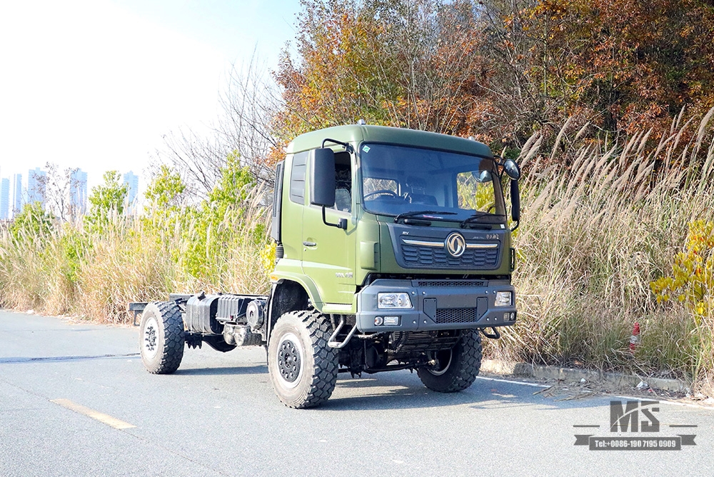 260HP Dongfeng Four Wheel Drive Cargo Truck Chassis_4*4 Off-road Truck Chassis For Sale_Export Special Purpose Truck Chassis