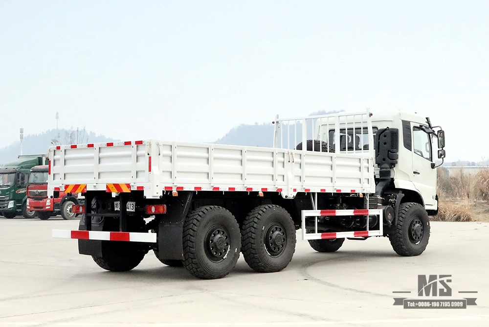 260hp Dongfeng Six wheel Drive Truck_6*6 Flathead Head Truck for Sale 6WD Transport Truck Factory_Dongfeng Export ຍານພາຫະນະພິເສດ