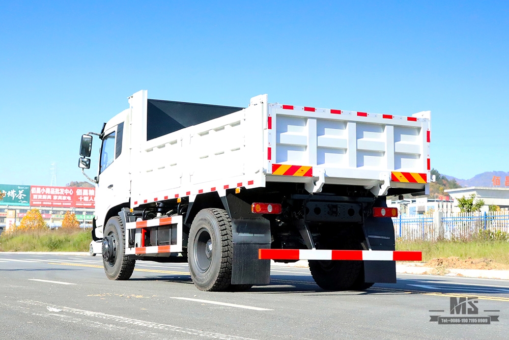 210hp Dongfeng 4×2 Dump Truck for Sale_4*2 Flathead Head Row Half Tipper Truck Manufacturer_Export ຍານພາຫະນະພິເສດ