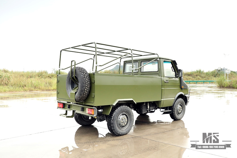 4×4 Iveco Four Wheel Drive Truck Green 4*4 Off Road ລົດບັນທຸກ Iveco ຫົວສັ້ນ ຍານພາຫະນະຂະໜາດນ້ອຍ 4WD ສົ່ງອອກລົດພິເສດທີ່ປັບແຕ່ງເອງ