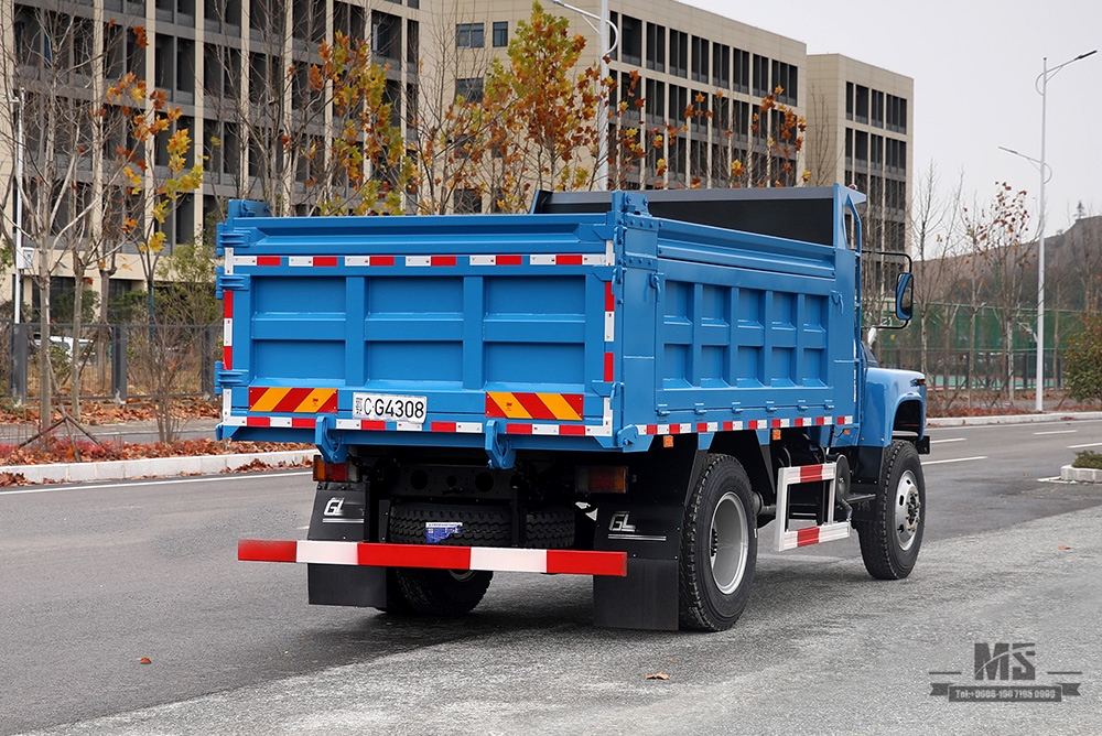 170hp Dongfeng ລົດບັນທຸກ Tipper Drive ສີ່ລໍ້ _Long Head Cab Off-road Dump Truck _4*4 Export Special Purpose Vehicle