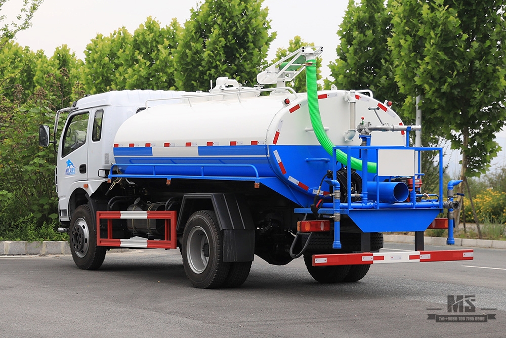 Dongfeng 4*2 Sewage Truck_170HP Sewage Suction Truck Row Half Flathead Sewage Pump Conversion Manufacturer_Export ພາຫະນະພິເສດ