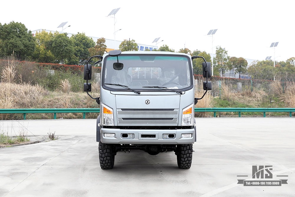 Dongfeng ຂັບລົດຫົກລໍ້ແບບຫົວຮາບພຽງ AWD configuration_6×6 190HP off-road light truck manufacturers_6*6 ສົ່ງອອກລາຄາລົດພິເສດ