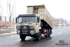 6×6 Camel Grey Dongfeng Six Wheel Drive Dump Truck_Flat Head Cargo Box Baffle Heightened Tipper Conversion Factory_Export ພາຫະນະພິເສດ