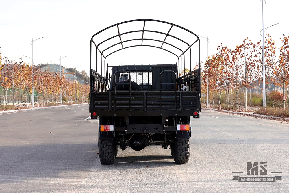 Dongfeng EQ2102 Off-road ສາມເພນ Truck_190 HP ຂັບລົດຫົກລໍ້ Black Cargo Vehicle_All-wheel drive EQ2102G ສົ່ງອອກຍານພາຫະນະຈຸດປະສົງພິເສດ