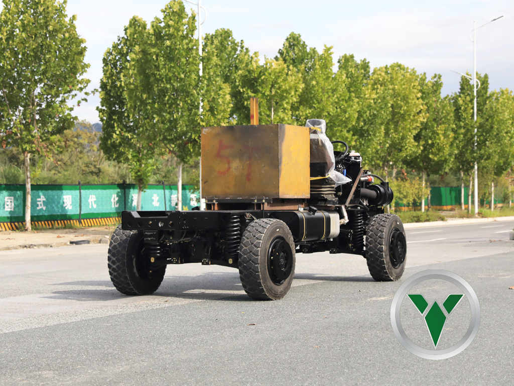 8-ton 4x4 Chassis ທີ່ມີການຕັ້ງຊື່ທີ່ເປັນເອກະລາດ | ຄວາມສາມາດໃນເສັ້ນທາງທີ່ບໍ່ມີປະໂຫຍດແລະການຂັບເຄື່ອນຄວາມສະດວກສະບາຍ
