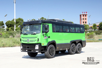 Dongfeng Six Wheel Drive Off-road Bus_6*6 All-dive 260hp County Bus 25-seat Bus_Modified Bus Export Special Vehicle