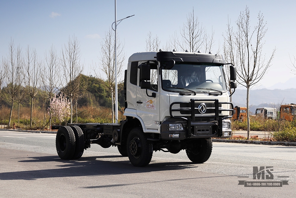 170hp Dongfeng Four Wheel Drive Refrigerated Truck Chassis_4WD Flathead Reefer Chassis Export Special Vehicle Chassis_4*4 Truck Chassis Modification Manufacturer