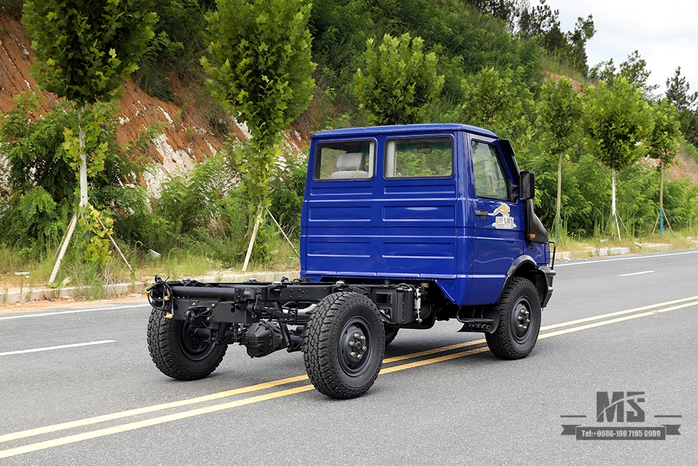 113hp Iveco Four Wheel Drive Chassis_4*4 Small Chassis Iveco Short Head Chassis _4WD Export Special Vehicle Chassis Customized
