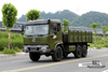 210hp Dongfeng Six wheel Drive Cargo Truck for Sale_6*6 Army Green Flathead Head Transport Truck Manufacturer_Dongfeng 6WD Export Special Vehicle Factory