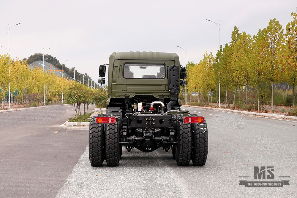 210hp Dongfeng 6*4 Off Road Truck Chassis_Dongfeng 6x4 Off-road Tanker Chassis_Flathead One and a-half Export Special Vehicle Chassis