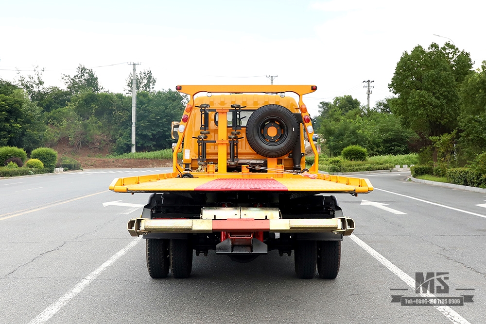 Dongfeng 4*2 Wrecker ແຜ່ນເກັບກູ້ເຄິ່ງຊັ້ນ Dongfeng Road Rescue Clearance Vehicle Export Special Tow Truck