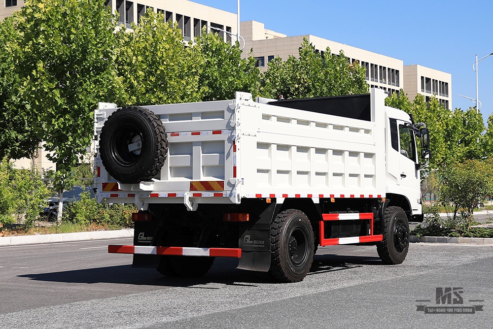 Dongfeng 4×2 Tipper Truck_ Flathead Head Row Half Mining Site Dump Truck_4*2 Export Special Vehicle