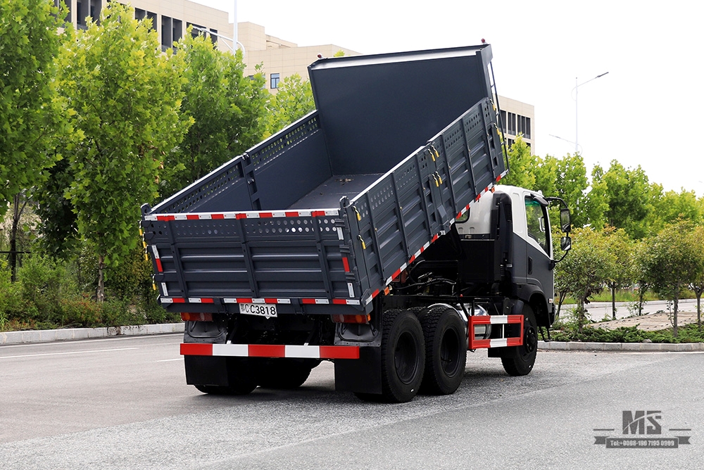 260hp Dongfeng 6*6 Dump Truck _BobCat Six Wheel Drive Single Row Flat Head Tipper Truck Mining Trucks Factory_Export Special Vehicle