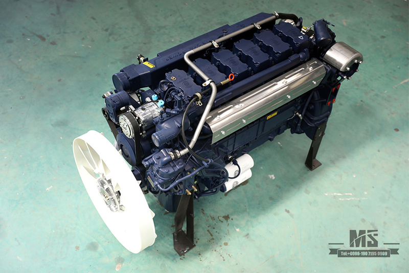 ເຄື່ອງຈັກ Weichai 350hp Dongfeng 6*6 ລົດບັນທຸກໜັກສາມເພົາ ເຄື່ອງຈັກພິເສດ