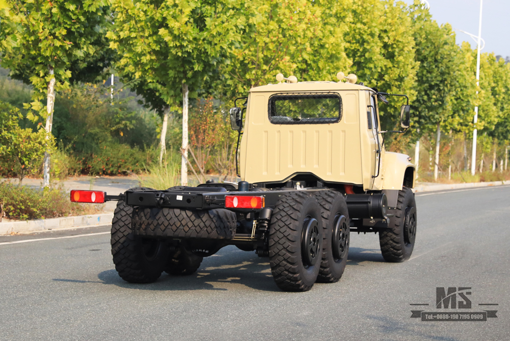 Dongfeng 6×6 EQ2100 Chassis_6*6 190hp ລົດບັນທຸກຫົວຊີ້ 6 wheel Drive Chassis for Sale_Export Special Vehicle Chassis