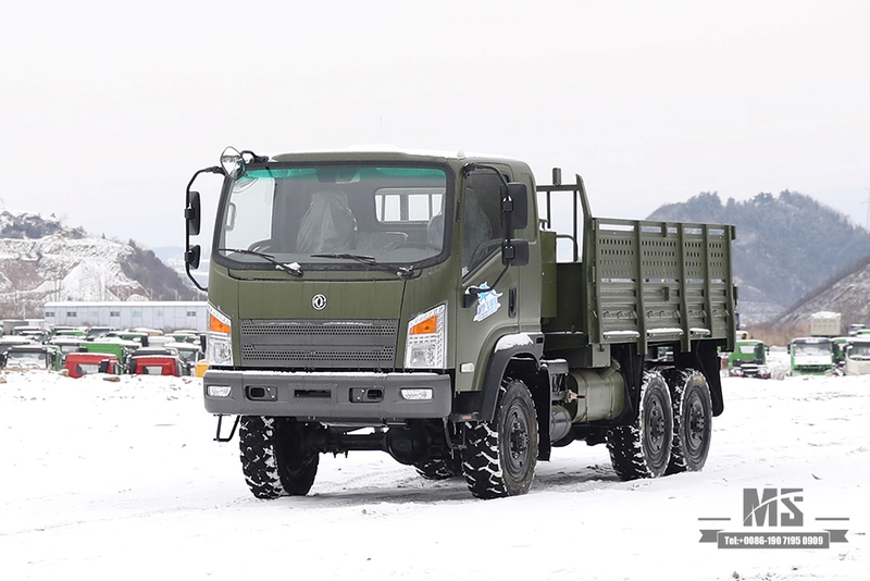 Dongfeng Six wheel Drive EQ2082 Truck_All-Wheel Drive EQ2082 Cargo Truck_6x6 Dongfeng EQ240 Flathead Off-road Truck for Sale_6WD Export Special Vehicle Manufacturer Factory