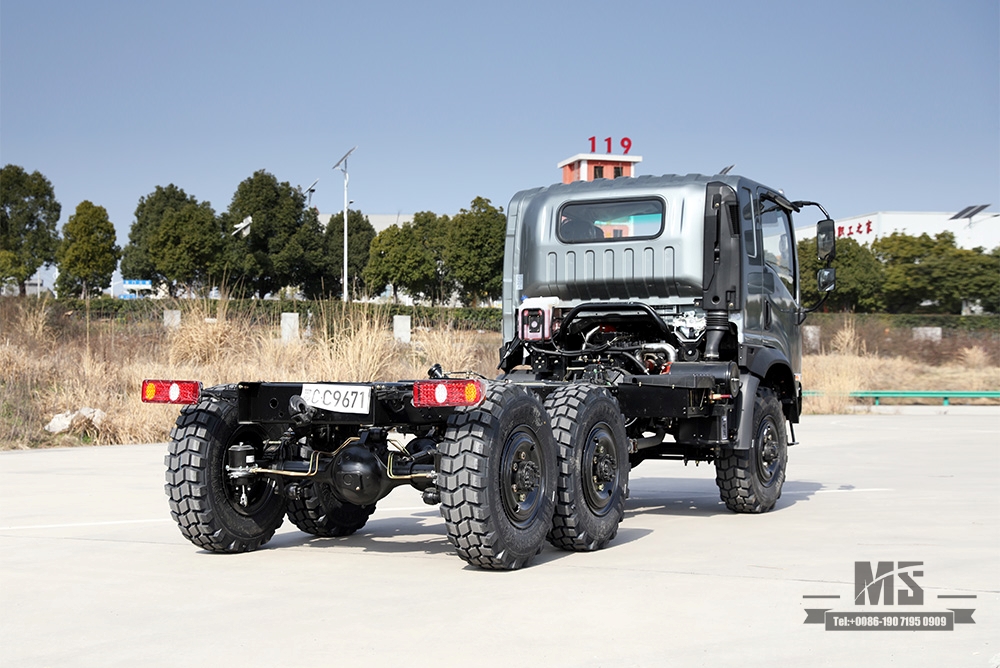 Dongfeng EQ2082 Chassis 6*6 Truck Flathead Chassis Modification_ 6WD Chassis 'Bobcat' Six Wheel Drive Chassis Configuration_Export Special Vehicle Chassis Manufacturer