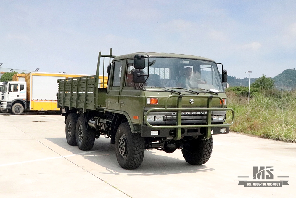 Dongfeng Six Wheel Drive EQ2102 Off Road Truck_6×6 Army Green Double Row 153 Cab Cargo Truck 6WD Transportation Truck For Sale_Export ຍານພາຫະນະພິເສດ